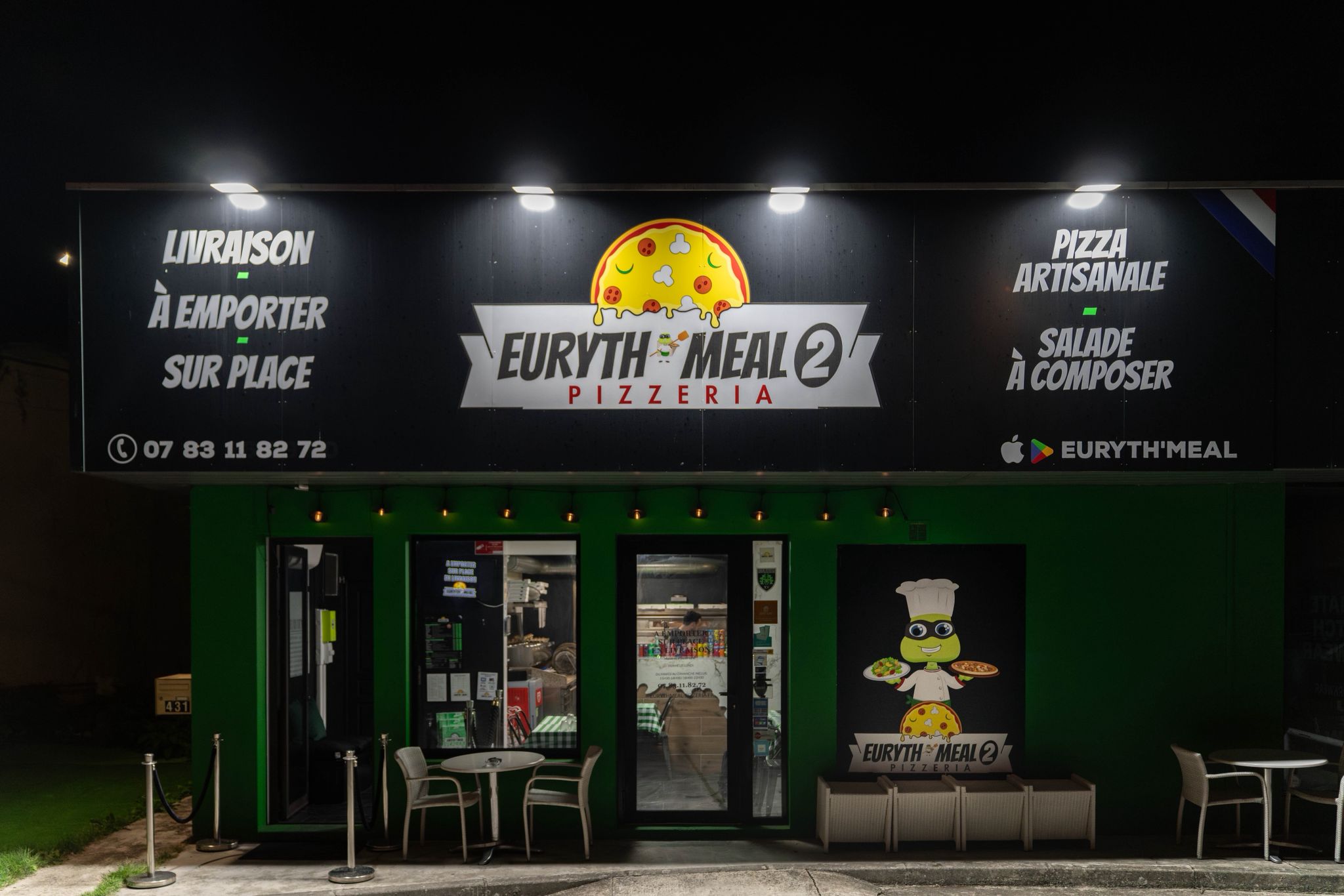 Facade de la pizzeria Euryth'meal 2
